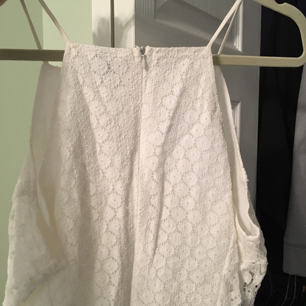 White lace dress